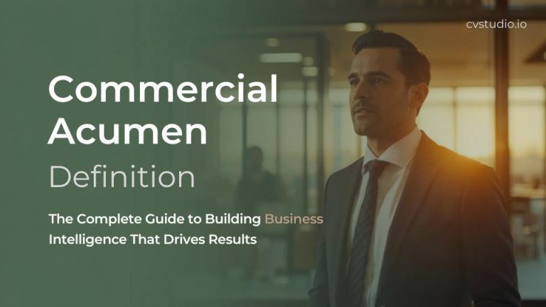 Commercial Acumen Definition