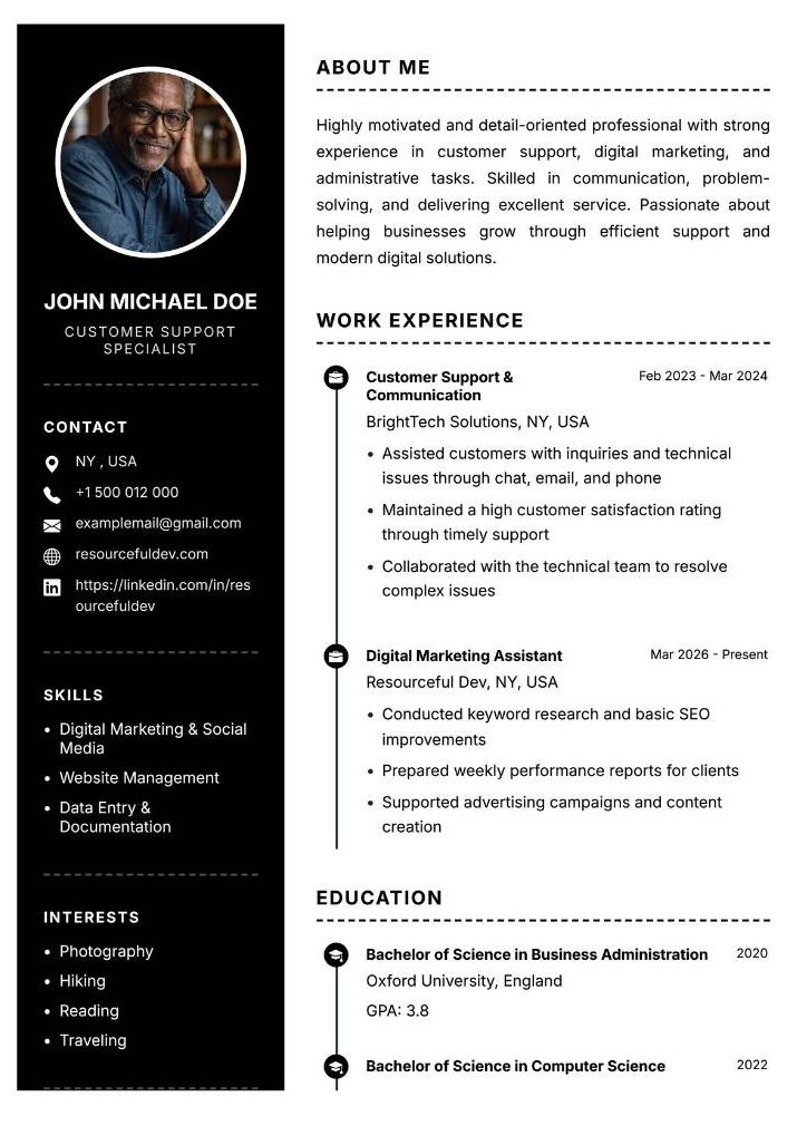 Creative Expert CV Template