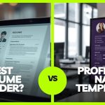 Which online resume builder offers the best professional templates?