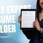 online resume builder with easy export option