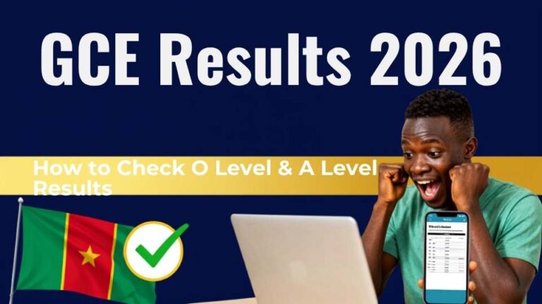 cameroon gce results 2026, how to check gce results cameroon