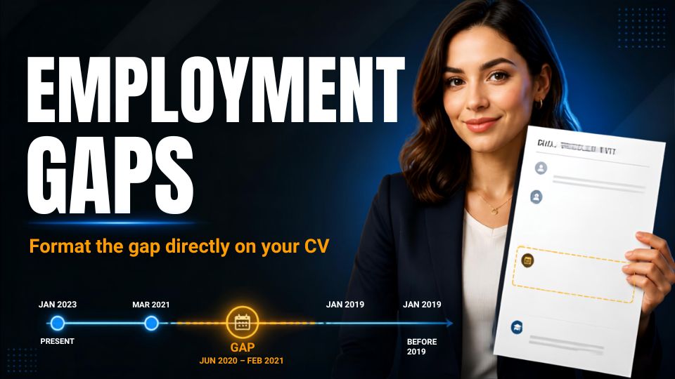 How to Format a Gap Directly on Your CV
