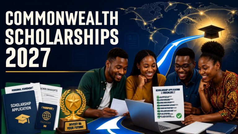 Commonwealth Scholarships for Africans 2027