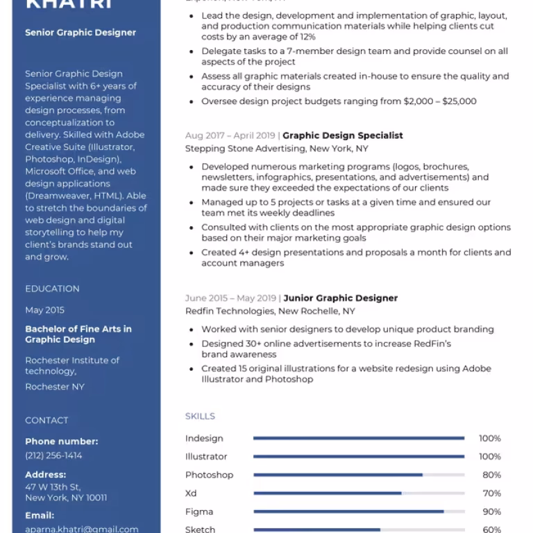 Get Creative Resume Format in WORD For High-Paying Jobs