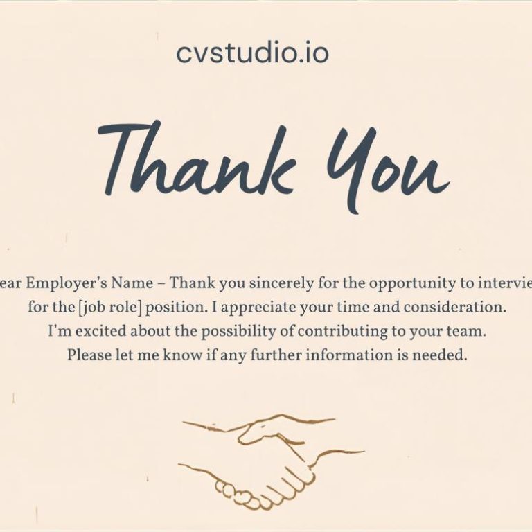 Thank You Message for Job Opportunity With Real Example